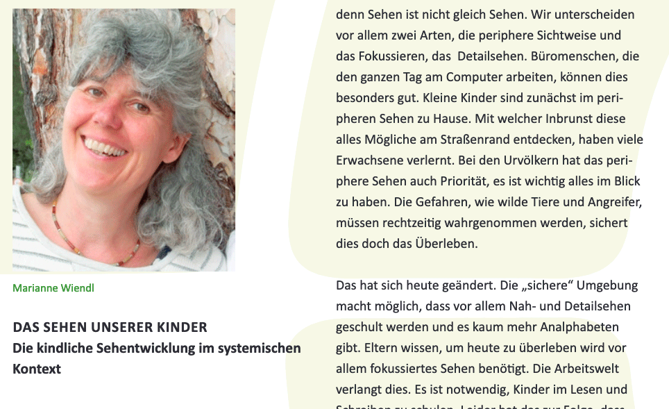 Systemische Augentherapie: Sehtraining & Energiearbeit entdecken